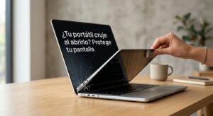 ¿Tu portátil cruje al abrirlo? Protege tu pantalla